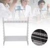 Porta pipetas, soporte de pipeta de vidrio orgánico trapezoidal Soporte