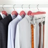 TOPIA HANGER American Red Cedar Wood Belt Hanger, Belt Organizer