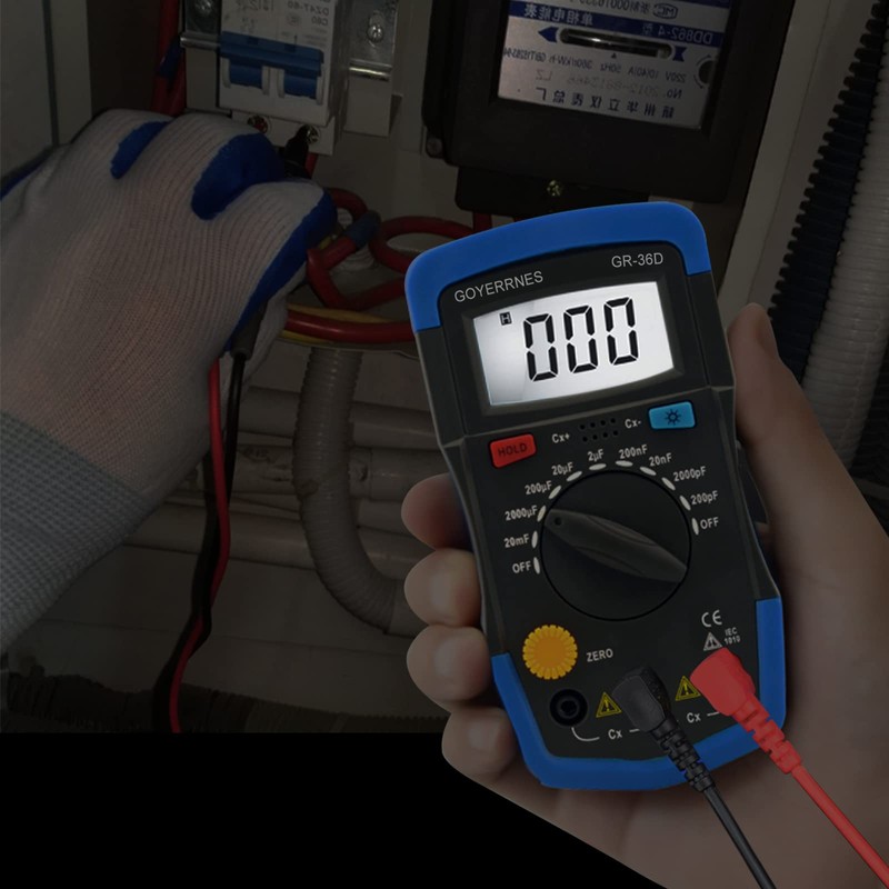 Capacitor Tester GR-36D Multi Testers Professional Handheld Capacity Tester 0.1pF
