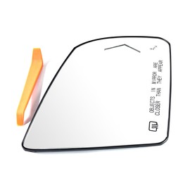 FUZIDDN Passenger Side Heated Mirror Glass with Turn Signal and Blind Spot Detection, Replacement for 2007-2020 Toyota Tundra 2008-2017 Toyota Sequoia