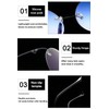 KOOSUFA Titanium Rimless Round Reading Glasses +3.0 Blue Light Blocking