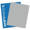 Gray Sticker Paper - 8.5 x 11 Full Sheet Label