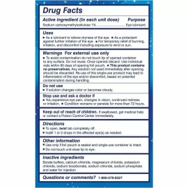 TheraTears Nighttime Dry Eye Therapy Lubricant Eye Liquid Gel 0.60 Oz 30 Vials