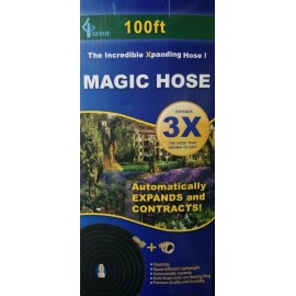 Gloue 100ft Garden Hose - All New Expandable Water Hose with Double Latex Core, 3/4" S
