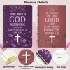 Christian Gift Cross Notebooks Set - 2 Pack Inspirational A5