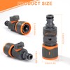 MoonSing Coupling with Regulating Valve, Pack of 2 Hose Connectors