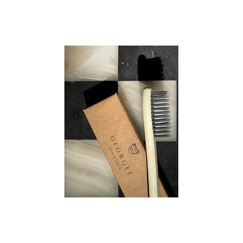 Cepillos de Bambú Ecológicos Georgee Essentials - Paquete 10 Piezas,
