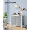 SONGMICS Dresser for Bedroom with 6 Drawers, Chest of Drawers,