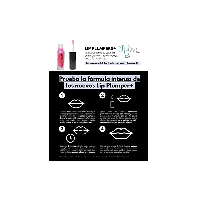 Mlashes | Volumizador para labios al instante con glitter |