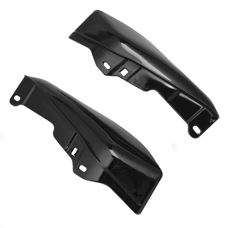 HIYOYO Vivid Black Mid-Frame Air Deflector Heat Shield Trim Cover
