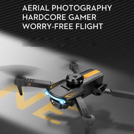 Remote Control Drone with Daul Camera 4K Remote Control Quadcopter with Function Four Side Obstacle Avoidance Gesture Photography with Storage Bag 3 Battery
