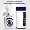 Light Bulb Security Camera Outdoor Wireless WiFi E27 Motion Tracking