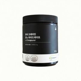 Jambaeki Pure Creatine Monohydrate, 300g, 1 box / 잠백이 퓨어 크레아틴 모노 하이드레이트, 300g, 1박스