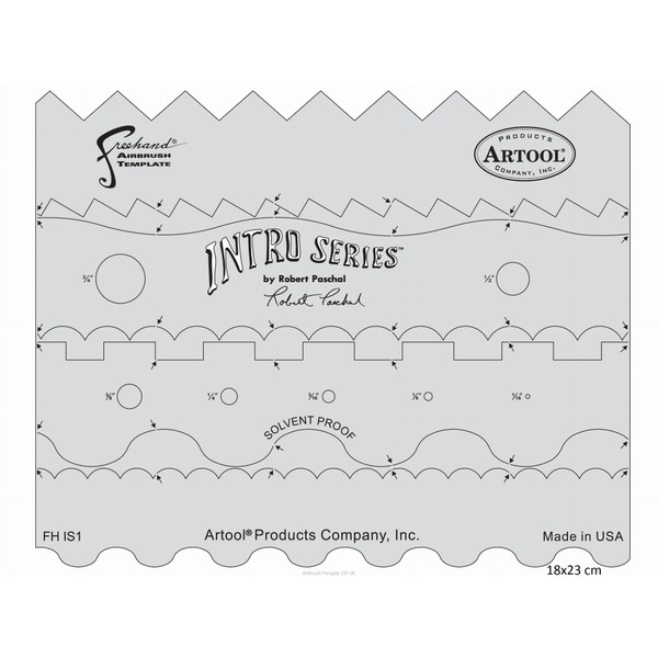 ARTOOL FH is 1 Intro Series Freehand Airbrush Template by