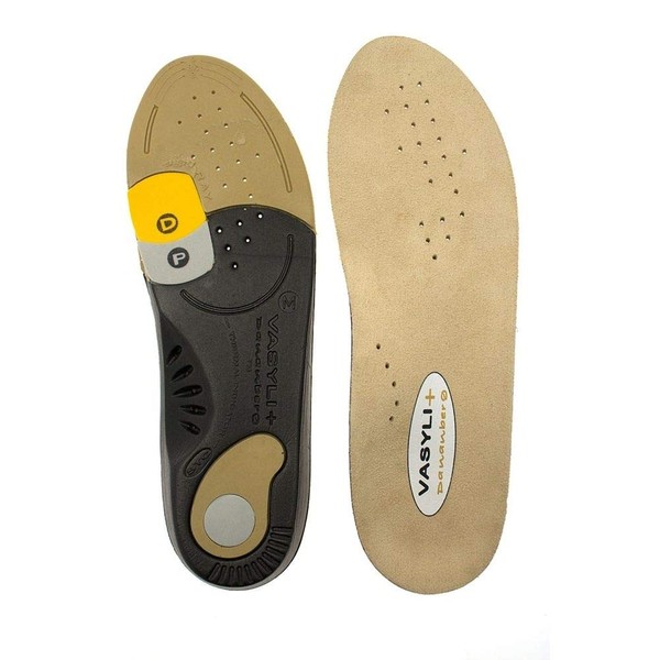 Vasyli+Dananberg 1st Ray Orthotic, Medium, 1st Ray Function, Medium Density, Full-Length Insole, Heat Molding Optional, Best All Around Orthotic, Functional Biomechanical Control for Pain Relief, Black Yellow (66484)