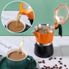 Coffee Maker 150ML Classic Italian Style Double Color Aluminum Moka