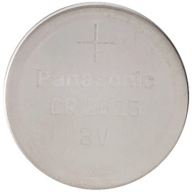 Panasonic CR2025-5 CR2025 3V Lithium Coin Battery - Pack of 5