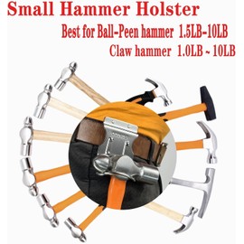 Hammer Holder, Drill Holster, Stainless Steel Hammer Holster,Hammer Holder for Tool Belt(2.0" Hammer Loop)