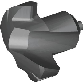 WIDIA TDM0810UPM TOP Drill M1 Modular Drill Insert, 0.3594"/9.13mm, 140 deg, UP Geometry, Right Hand Cut, Carbide, TiAlN Coating, W12 Seat Size