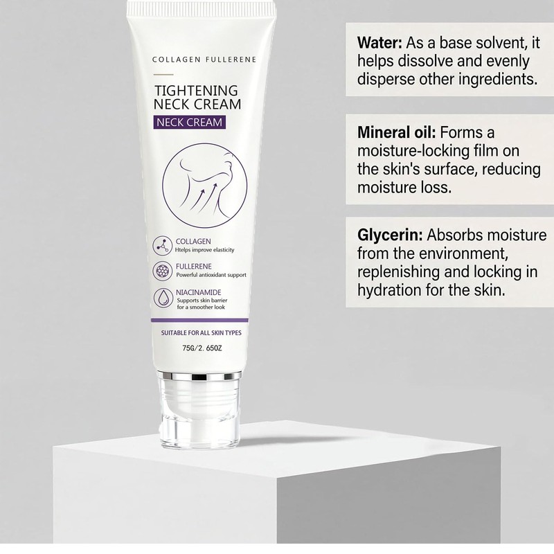 Magec Cream|Magic Collagen Fullerene Neck Cream|Tighten and Lift Firming Neck