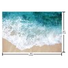 AIBIIN Ocean Beach Backdrop for Photography Summer Hawaiian Beach Blue