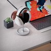DC DREWCHAN Headphone Stand White, Desk Headphone Stand with Headphone