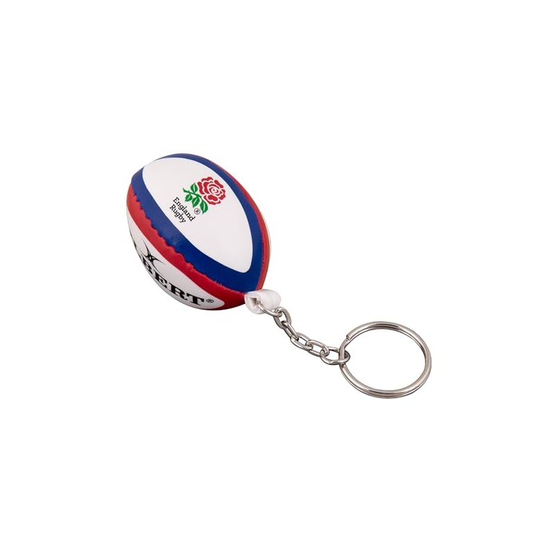 Gilbert Rugby Ball Keyring (England)