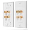 Fosmon Home Theater Wall Plate - Premium Quality Gold Plated