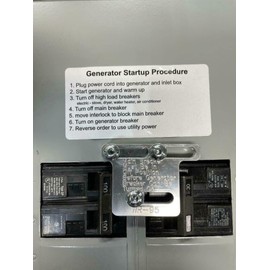 Generador Interlock WR-95 Compatible con Siemens, Murray o ITE 100 amp sub Panel