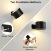 Lightess Battery Operated Wall Sconce Set of 2, 5000mAh Rechargeable