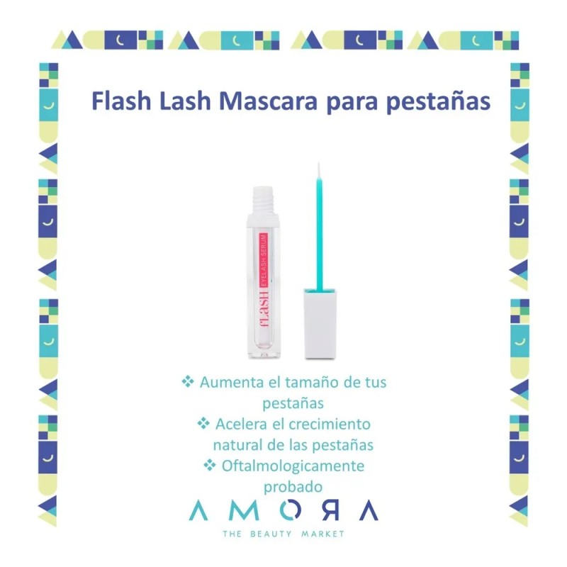Flash Lash Mascara/suero Para Pestañas Largas