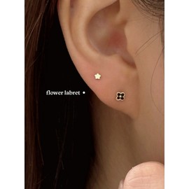 14k ultra mini flower internal lablet piercing color / 14k 초미니 플라워 인터널 라블렛 피어싱 컬러