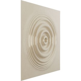 Ekena Millwork 19 5/8"W x 19 5/8"H Shallows EnduraWall Decorative 3D Wall Panel, Metalic Pearl Mist (Covers 2.67 Sq. Ft.