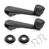 Dunviku 2-Pack Manual Window Crank Regulator Handles Compatible with 1992-1998