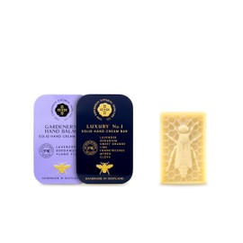 Moisturising Solid Hand Cream Bars | For Dry & Sensitive Hands | Gardeners & Luxury No.1 Scent | Natural Hand Cream | No Sticky Residue | Luxury Gift | Cruelty Free | Edinburgh Skincare Company