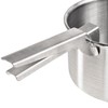Crevice Black 5-Piece Cooking Set Silver 14.5 x 22 x