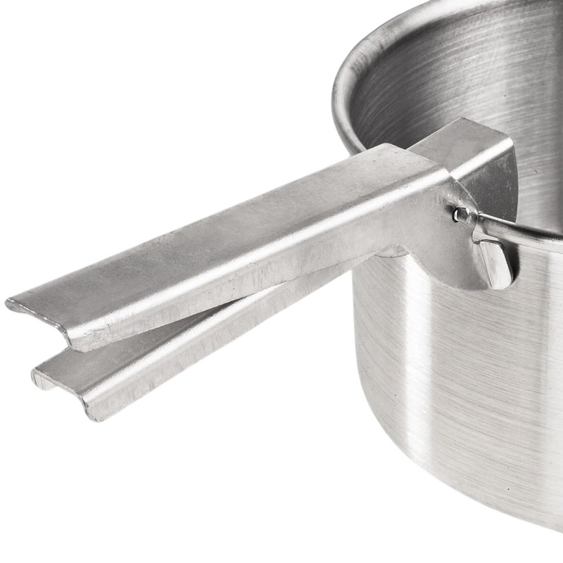 Crevice Black 5-Piece Cooking Set Silver 14.5 x 22 x