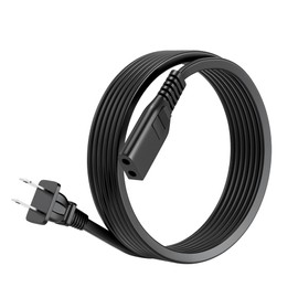 FITE ON 6FT AC Power Cord Cable Compatible with JEUJUG Portable AM FM Radio Bluetooth 5.0 Radio 5 Watts Loud, Replacement Speaker AC Power Plug in Wall Radio Retro