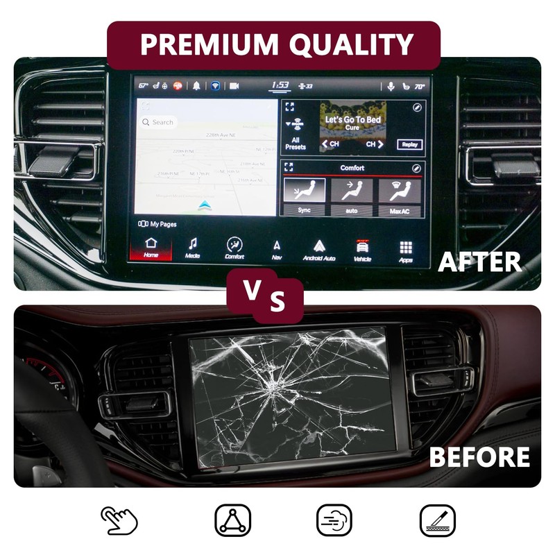 Generic 10.1"" Touch Screen LCD Display Digitizer Navigation Radio W/O