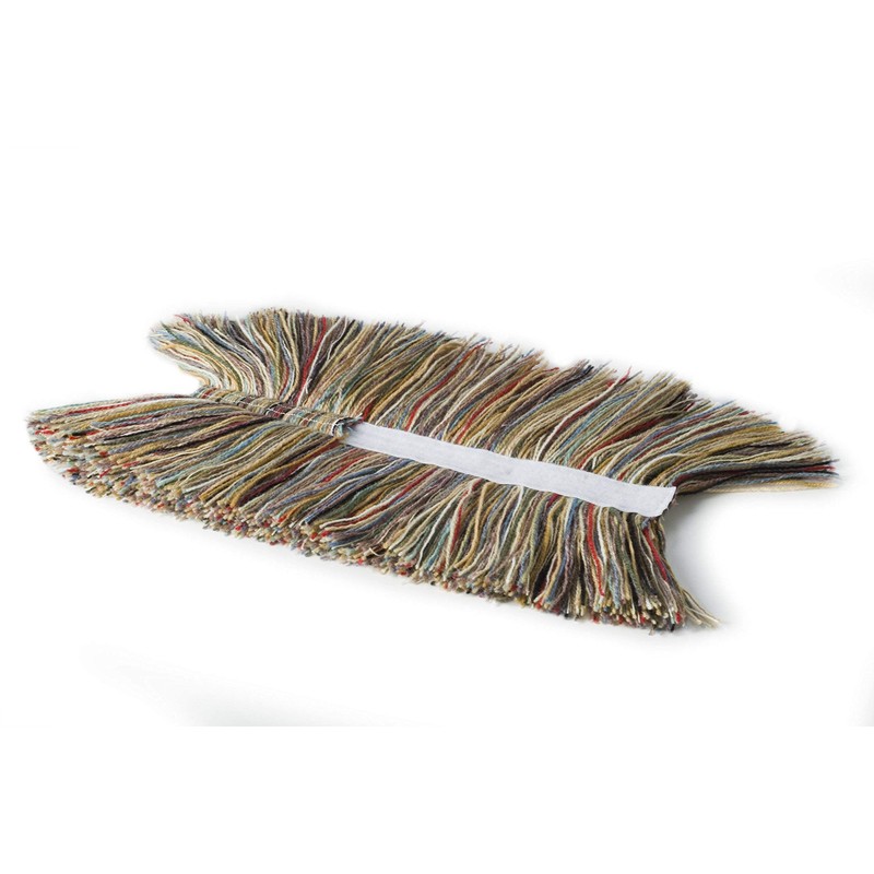Sladust All Wool Dry Mop with Telescoping Handle and Replacement