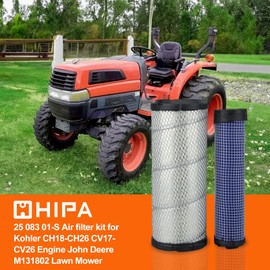 Hipa 11013-7044 11013-7045 Air Filter Tune Up Kit for Kawasaki 11013-7019 11013-7020 FX730V FX850V FH721V FX691V FX801V FH641V FX1000V FH680V FH601V FX751V FD731V FX651V 49065-2071 Oil Filter