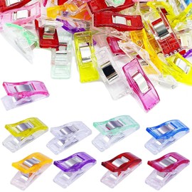 Sewing Clips for Fabric Quilting Clips Sewing Accessories Fabric Clips Plastic Quilting Crafting Clips for Sewing,Dressmaking Crafting,Hanging Objects (50 PCS)