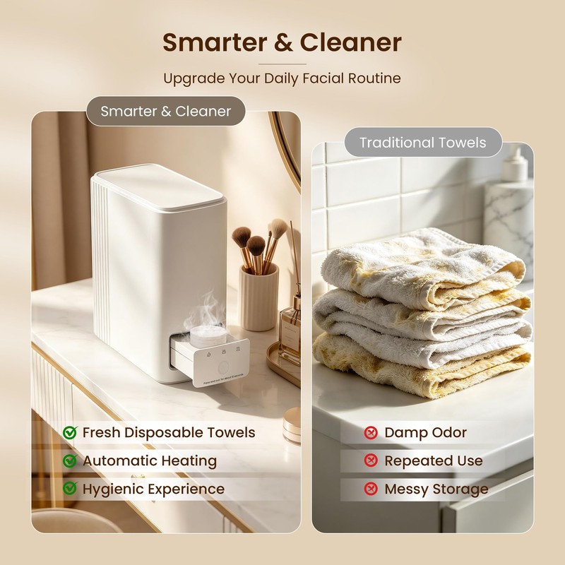 CRILEAL Hot Towel Dispenser & Face Hot Towel Warmers for