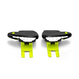 Night Runner 270 Night Tech Gear Shoe Lights - for Runners, Dog Walking, Hiking & More - Safety Running Gear for High Visibility - Rechargeable Battery & Waterproof Light - Hands Free LED - Green