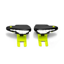 Night Runner 270 Night Tech Gear Shoe Lights - for Runners, Dog Walking, Hiking & More - Safety Running Gear for High Visibility - Rechargeable Battery & Waterproof Light - Hands Free LED - Green