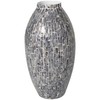 Deco 79 Mother of Pearl Shell Handmade Decorative Vase Mosaic
