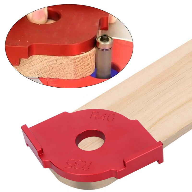 Radius Jig Router Templates, Aluminium Alloy Rounded Corner Template for