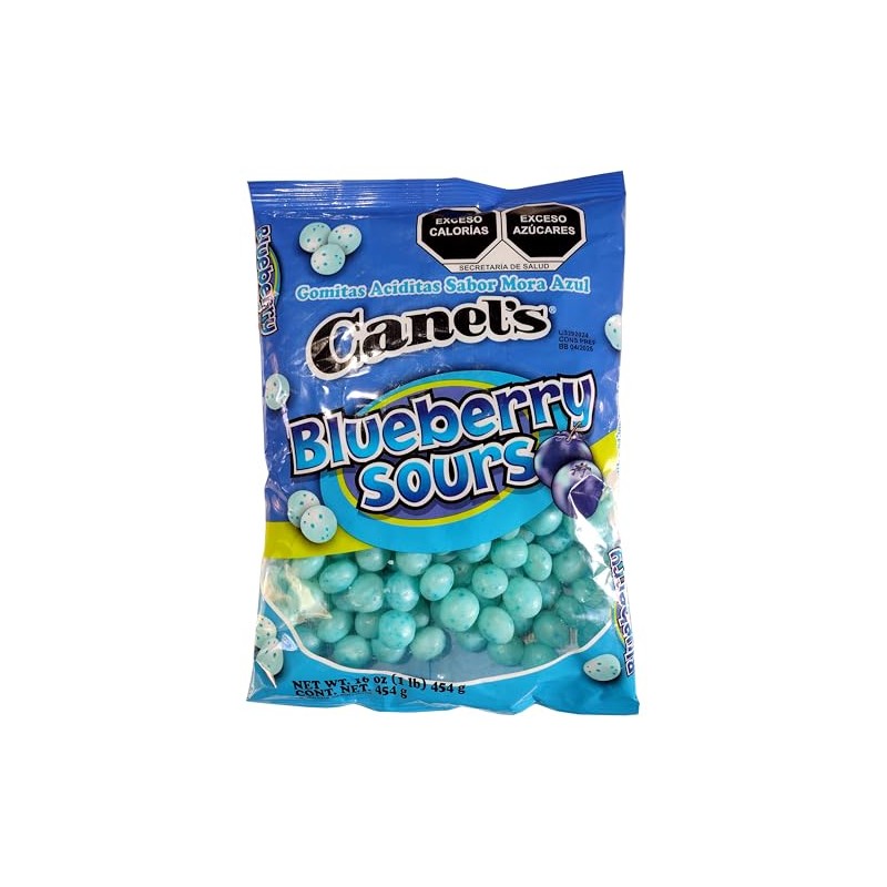 Canel's Blueberry Sours - Gomitas aciditas sabor mora azul -