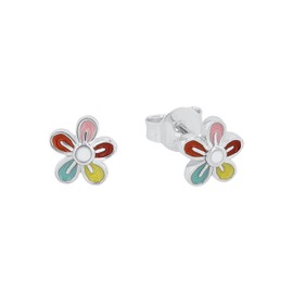 Prinzessin Lillifee Stud Earrings for Girls and Children, Comes in Jewellery Gift Box, Silver, No Gemstone