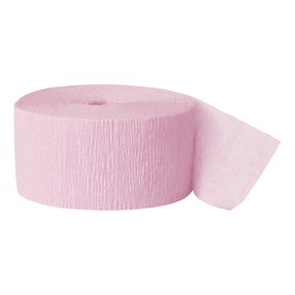 Unique Party Crepe Streamer Roll (81ft) (One Size) (Pastel Pink)